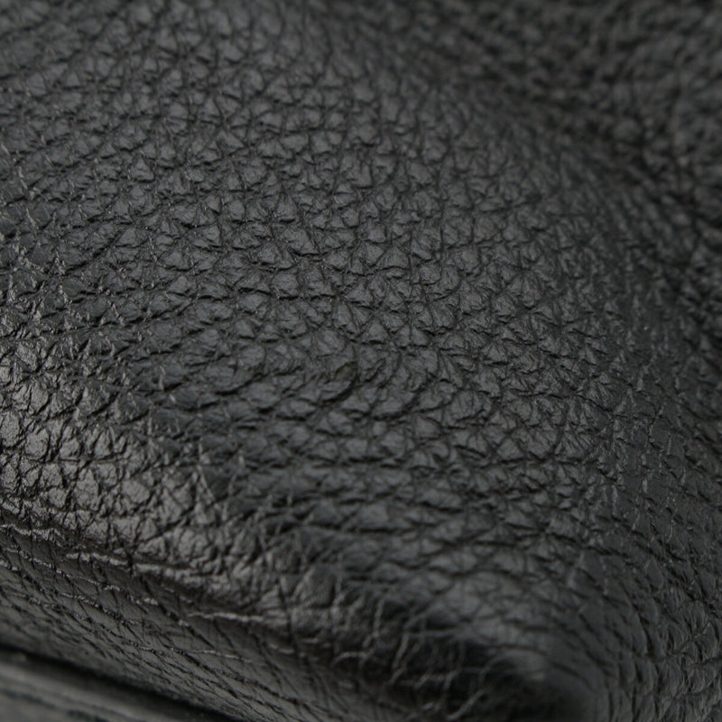 Balenciaga Leather Logo Shopping Bag Tote Bag 491660 Black [Used] [Genuine