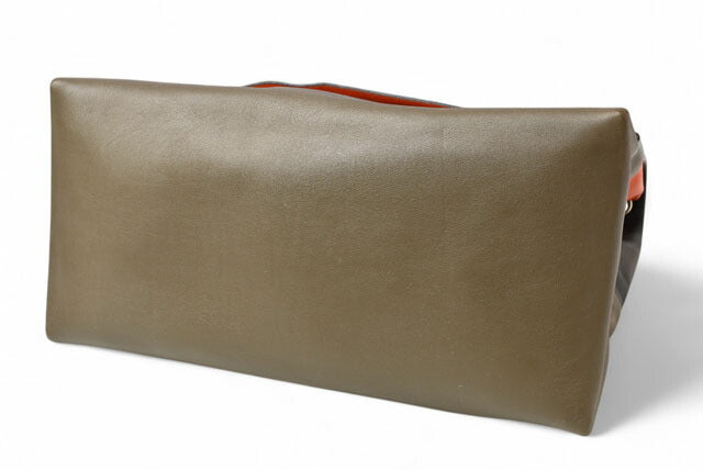 CELINE Shoulder Bag/Clutch Bag CELINE All Soft/ALL SOFT Black/Orange/Khaki