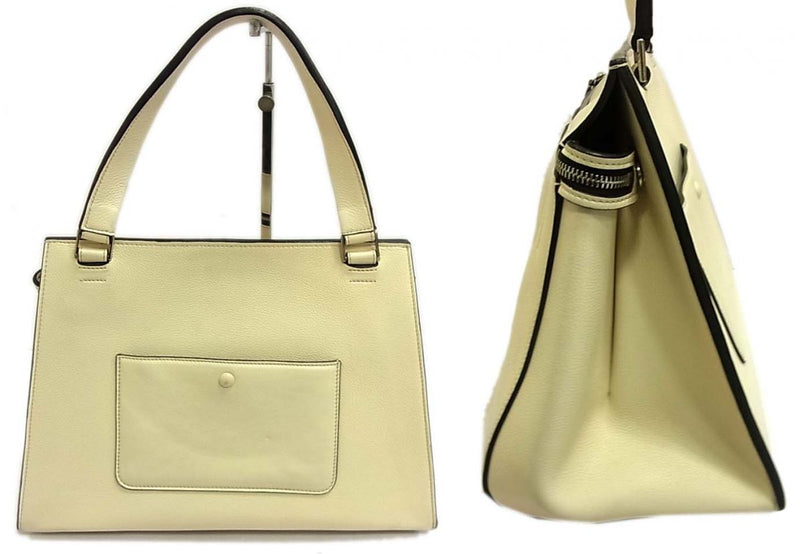 [Used] ◆CELINE Edge Leather Handbag Made in Italy Phoebe Women's