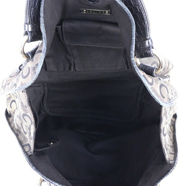 Rank B [Celine] Tote bag/C Macadam/Brown/Leather/Canvas [Used]