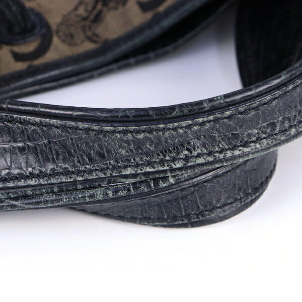 Rank B [Celine] Tote bag/C Macadam/Brown/Leather/Canvas [Used]