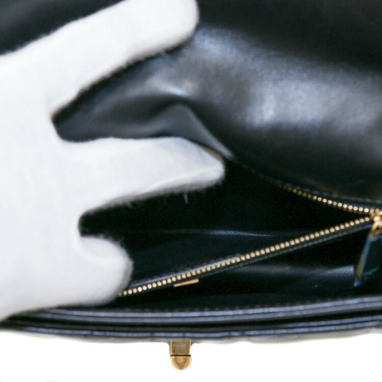 [Good condition] Salvatore Ferragamo Chain Shoulder Bag Gancini Quilted Women's