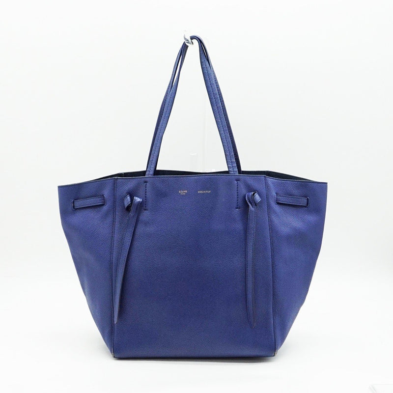 ☆【Used】【CELINE】 Hippo Phantom Small Tote Bag Blue