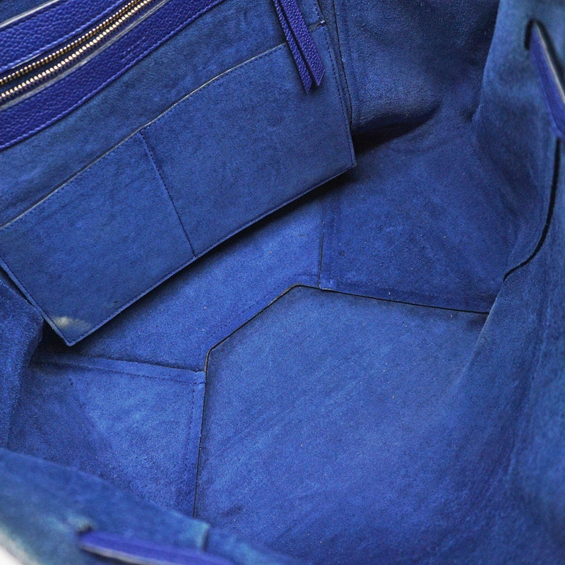 ☆【Used】【CELINE】 Hippo Phantom Small Tote Bag Blue
