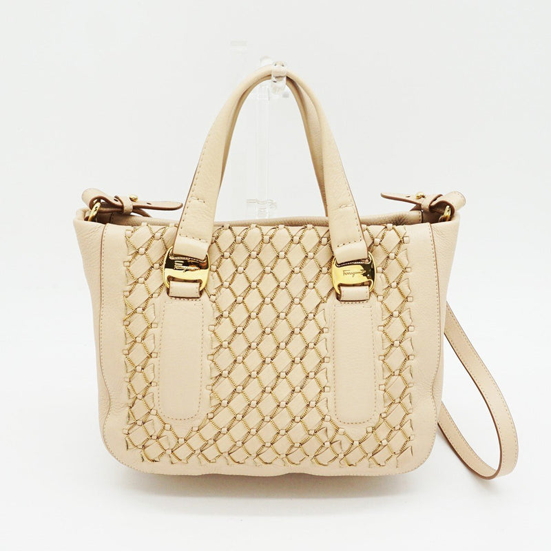 ☆ [Salvatore Ferragamo] 2WAY tote bag GG-21D793 tote bag