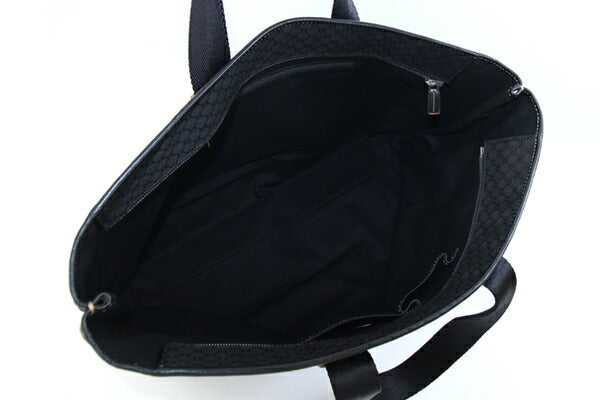 Celine Tote Bag Macadam Black Canvas Leather Used Shoulder Shoulder Travel Bag