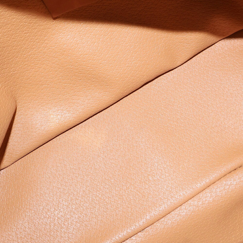 CELINE Macadam Handbag Brown Camel Gold Hardware PVC [Used] [Condition B]