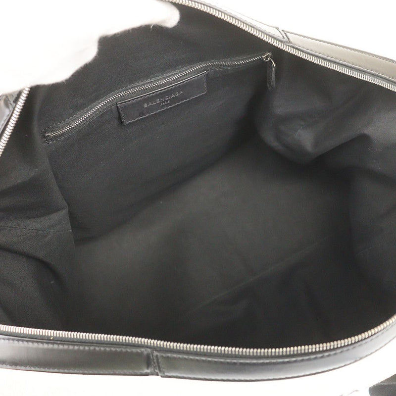 Balenciaga Boston Bag 392010 Used White Canvas Leather BALENCIAGA [Used] | 2WAY