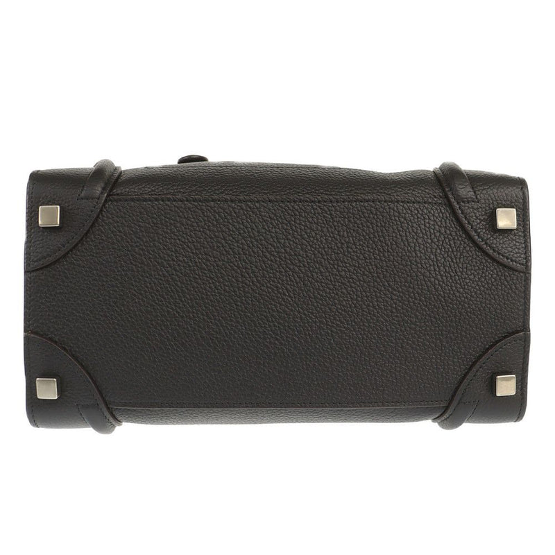 Celine Handbag Luggage Micro Shopper 189793 Used Black Leather CELINE [Used] |