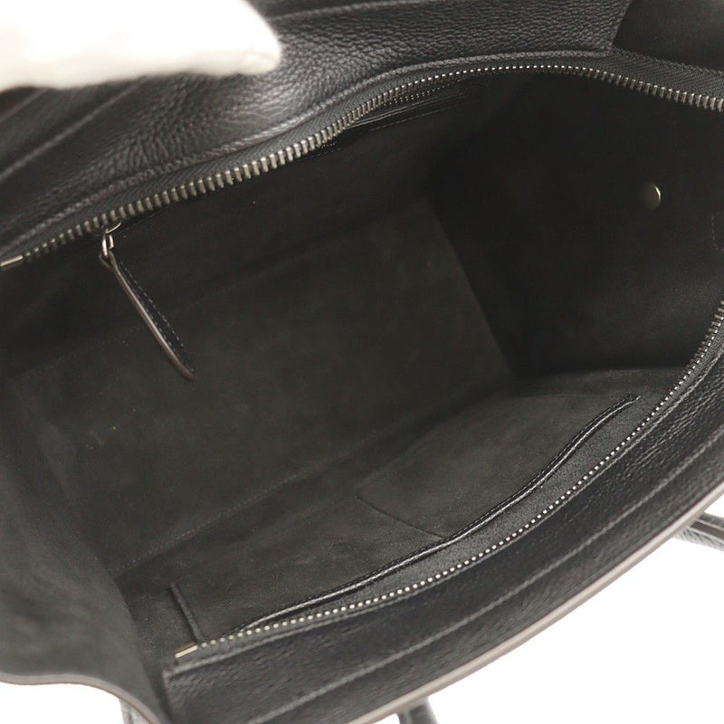 Celine Handbag Luggage Micro Shopper 189793 Used Black Leather CELINE [Used] |