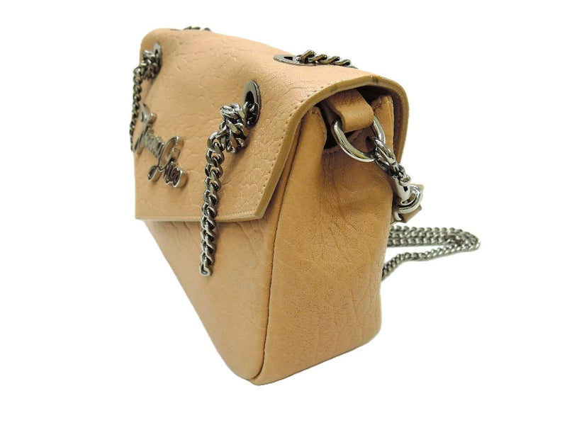 JIMMY CHOO Chain Shoulder Bag 2way Pink Beige Women's Rank AB