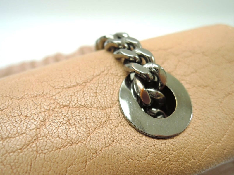 JIMMY CHOO Chain Shoulder Bag 2way Pink Beige Women's Rank AB