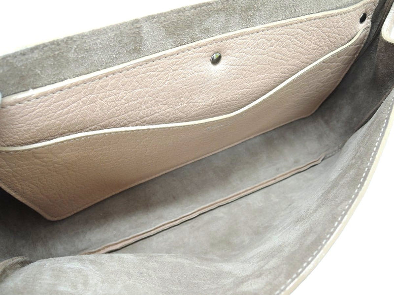 JIMMY CHOO Chain Shoulder Bag 2way Pink Beige Women's Rank AB