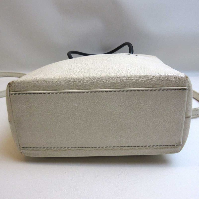 Balenciaga bag shopping tote XXS white handbag shoulder crossbody 2way B rank