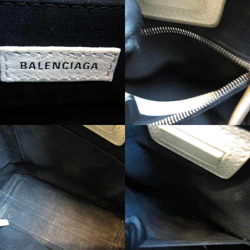 Balenciaga bag shopping tote XXS white handbag shoulder crossbody 2way B rank