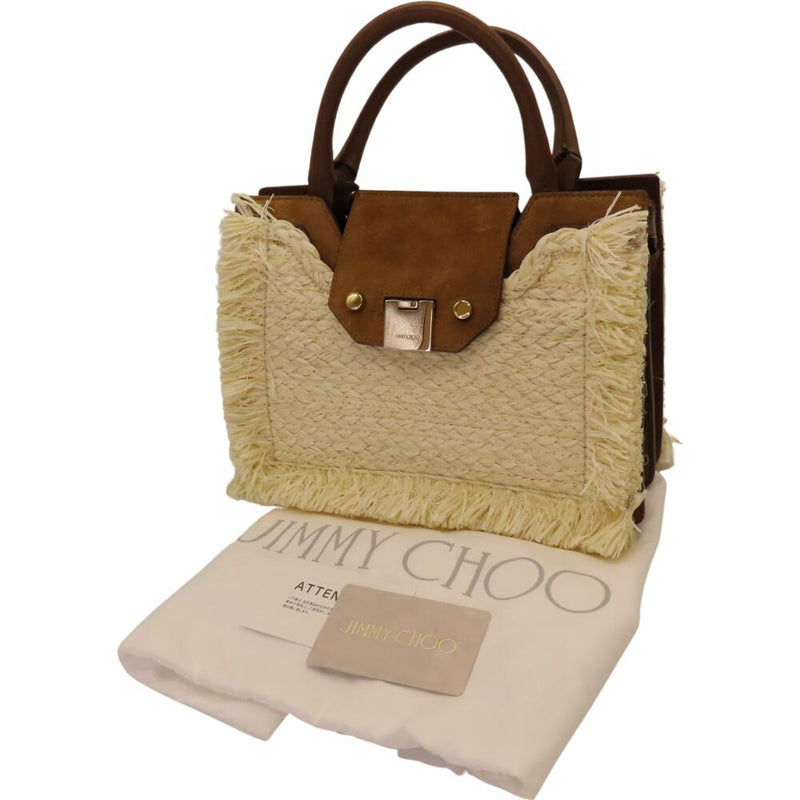 <Price reduction> JIMMY CHOO Satur School Bag Handbag Shoulder Bag 2WAY Bag