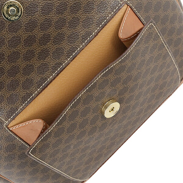 [20% OFF] Celine Handbag Macadam PVC Canvas Leather Brown CELINE Celine Bag
