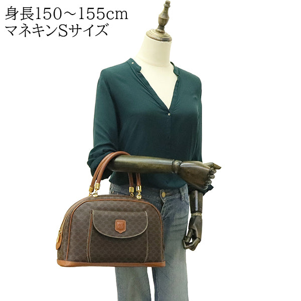[20% OFF] Celine Handbag Macadam PVC Canvas Leather Brown CELINE Celine Bag