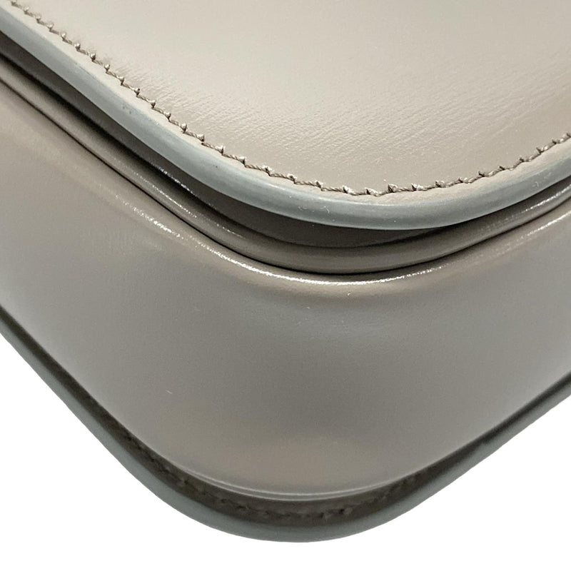 [Used] CELINE Classic Triomphe Bag/Triomphe Medium Shoulder Bag Gray Beige