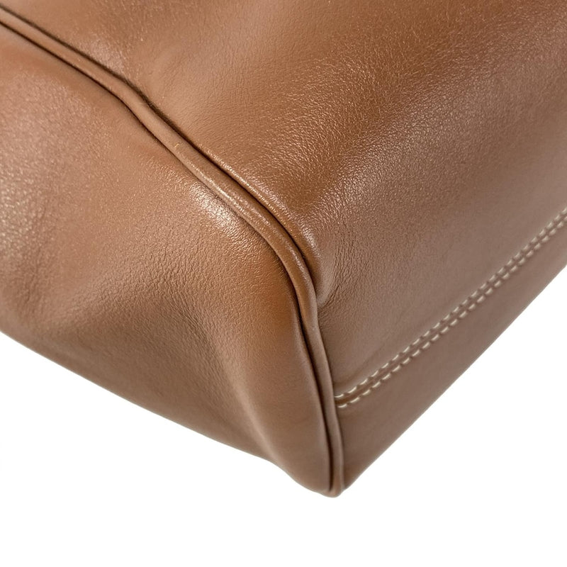 [Used] CELINE Small Hippo Drawstring Cuil Triomphe Tote Bag Drawstring Tan