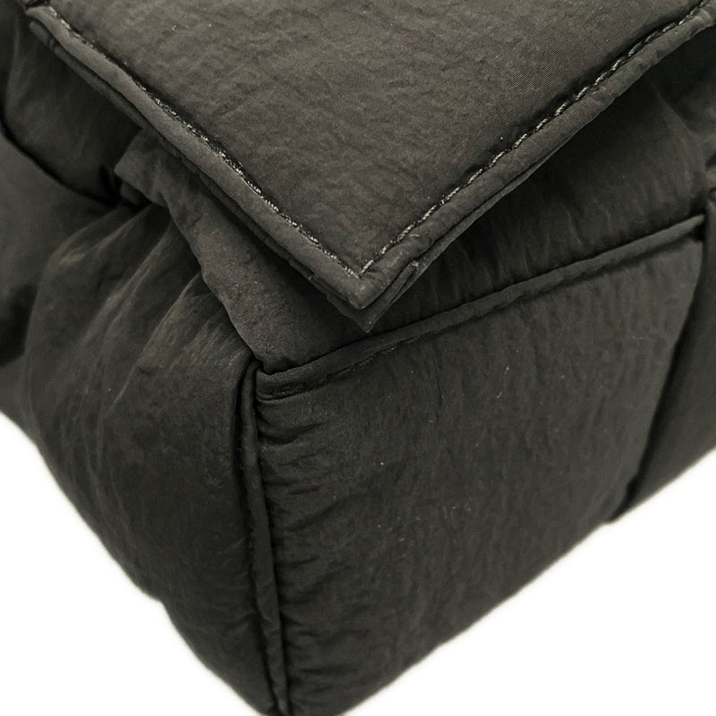 [Used] BOTTEGA VENETA The Padded Tech Cassette Shoulder Bag Black