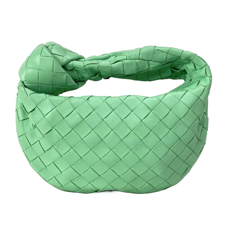 [Used] BOTTEGA VENETA Mini The Jody Handbag Light Green Lambskin