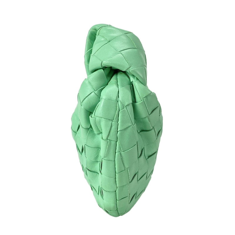 [Used] BOTTEGA VENETA Mini The Jody Handbag Light Green Lambskin