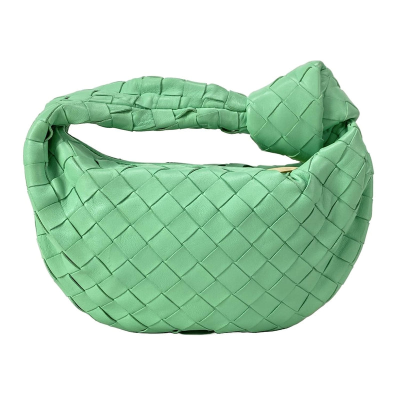 [Used] BOTTEGA VENETA Mini The Jody Handbag Light Green Lambskin