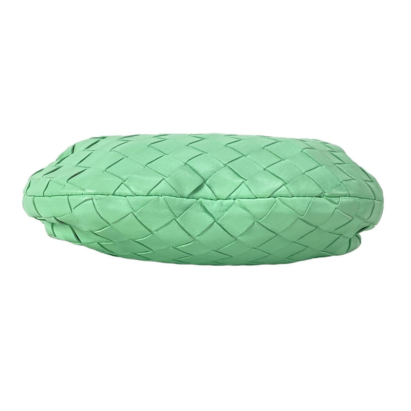 [Used] BOTTEGA VENETA Mini The Jody Handbag Light Green Lambskin