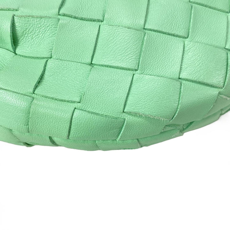 [Used] BOTTEGA VENETA Mini The Jody Handbag Light Green Lambskin
