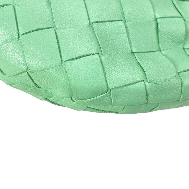 [Used] BOTTEGA VENETA Mini The Jody Handbag Light Green Lambskin
