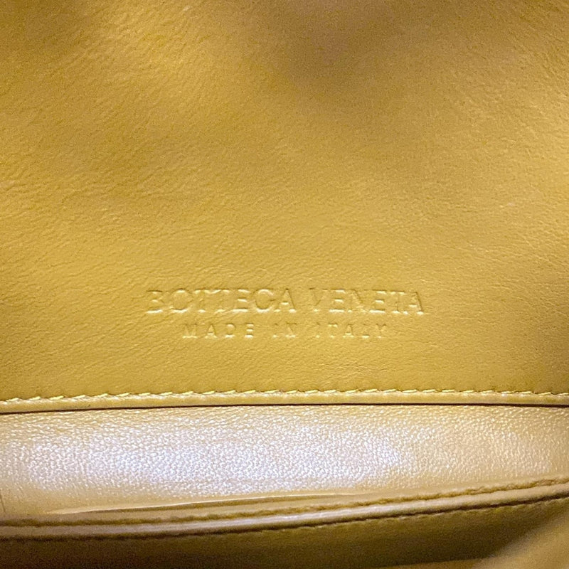 [Used] BOTTEGA VENETA Handbag Chain Handle Brown Leather