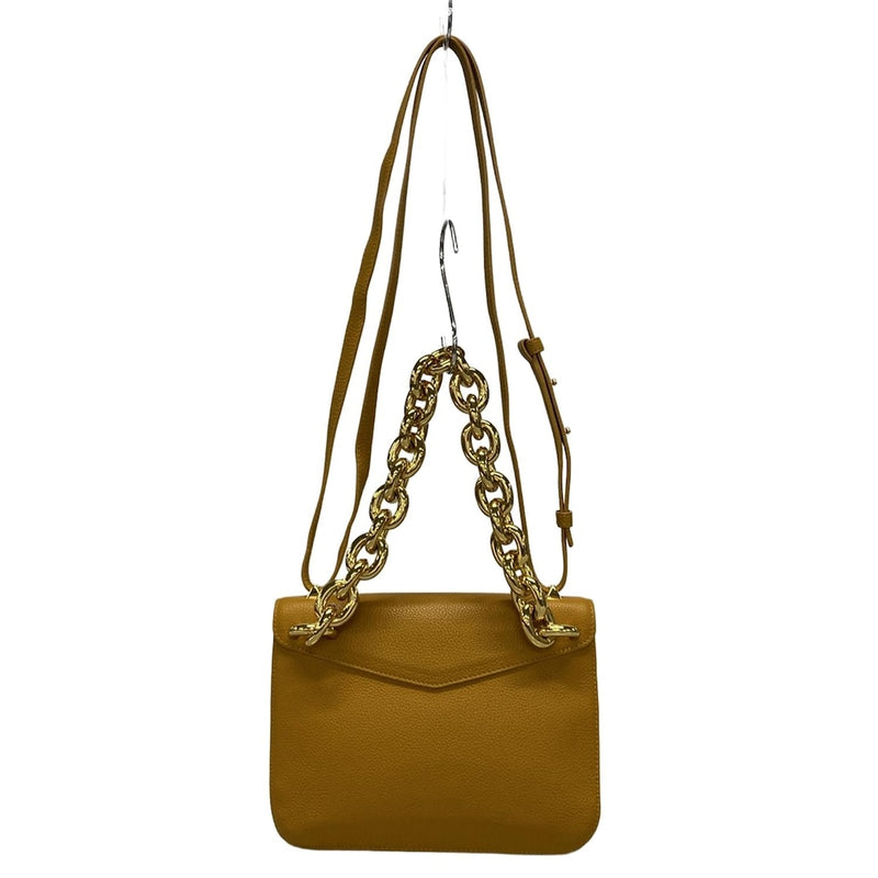 [Used] BOTTEGA VENETA Handbag Chain Handle Brown Leather
