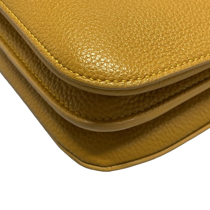 [Used] BOTTEGA VENETA Handbag Chain Handle Brown Leather