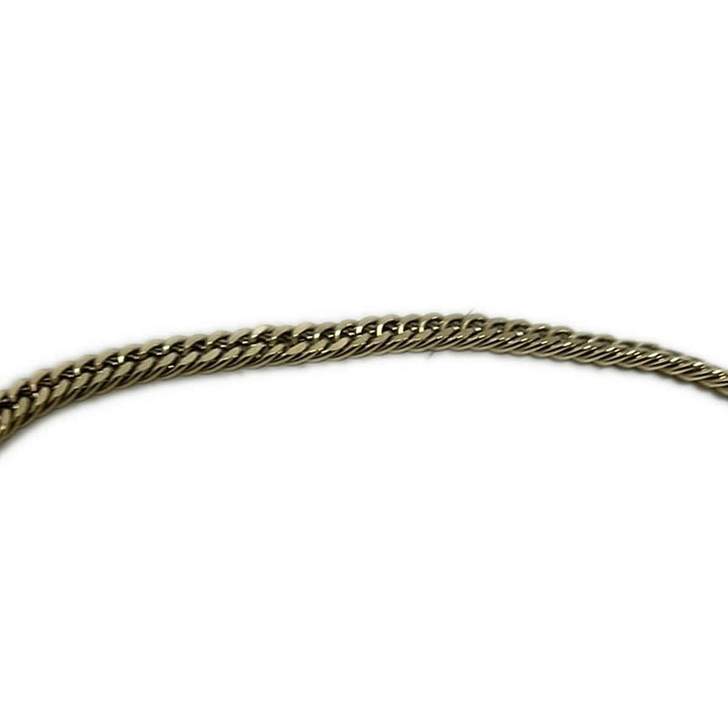 JIMMY CHOO Shoulder Bag Chain Shoulder/Hologram Sticker Beige x Gold Leather