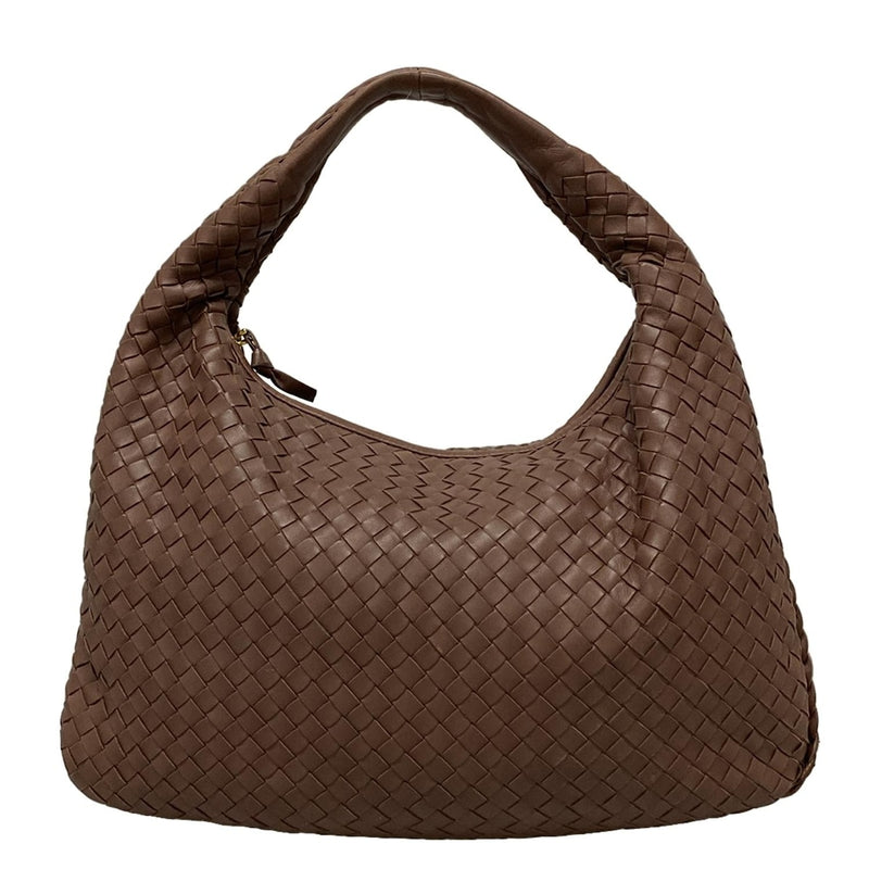 [Used] BOTTEGA VENETA Medium Veneta Bag Handbag Dark Brown Leather
