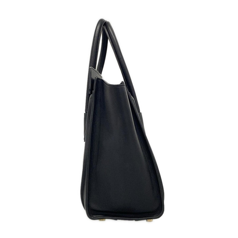 [Used] CELINE Luggage Micro Shopper Handbag Black