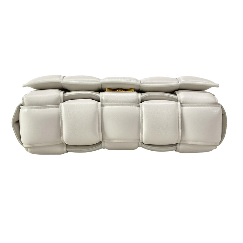 [Used] BOTTEGA VENETA padded cassette shoulder bag ivory leather