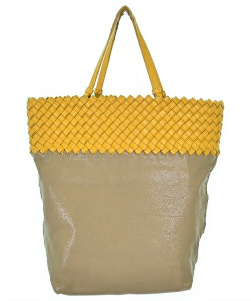 BOTTEGA VENETA Women's Bottega Veneta Tote Bag - Beige x Yellow [Used] [Used]