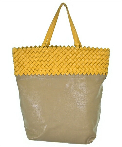 BOTTEGA VENETA Women's Bottega Veneta Tote Bag - Beige x Yellow [Used] [Used]