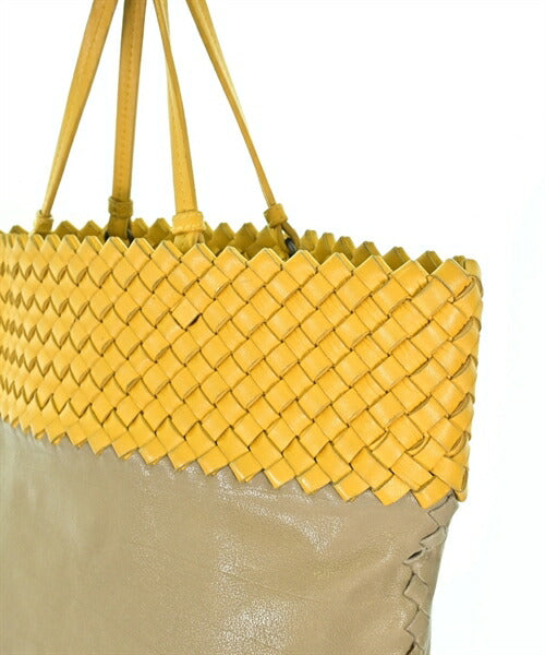 BOTTEGA VENETA Women's Bottega Veneta Tote Bag - Beige x Yellow [Used] [Used]