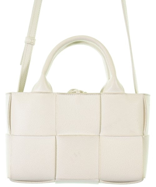 BOTTEGA VENETA Women's Bottega Veneta Tote Bag - White [Used] [Used]