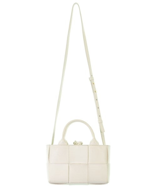 BOTTEGA VENETA Women's Bottega Veneta Tote Bag - White [Used] [Used]