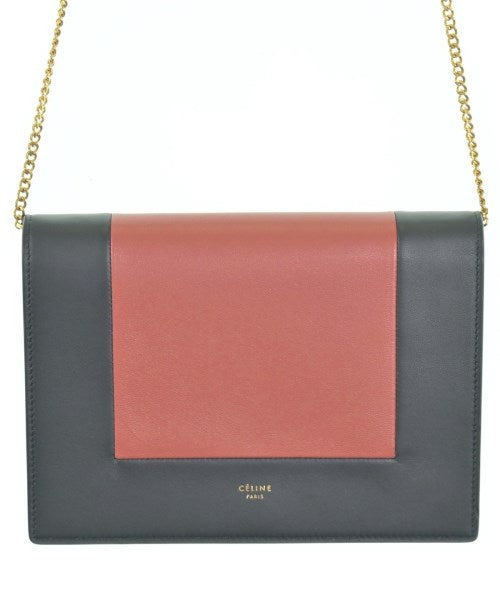 CELINE Women's Shoulder Bag - Navy x Red [Used] [Used]