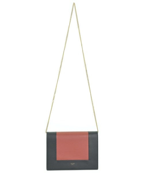 CELINE Women's Shoulder Bag - Navy x Red [Used] [Used]