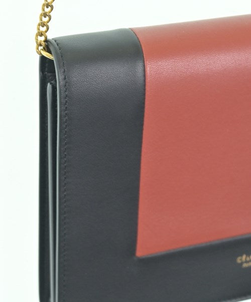 CELINE Women's Shoulder Bag - Navy x Red [Used] [Used]