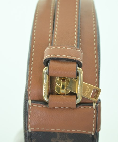 CELINE Women's Shoulder Bag - Black x Brown (All-over pattern) [Used] [Used]