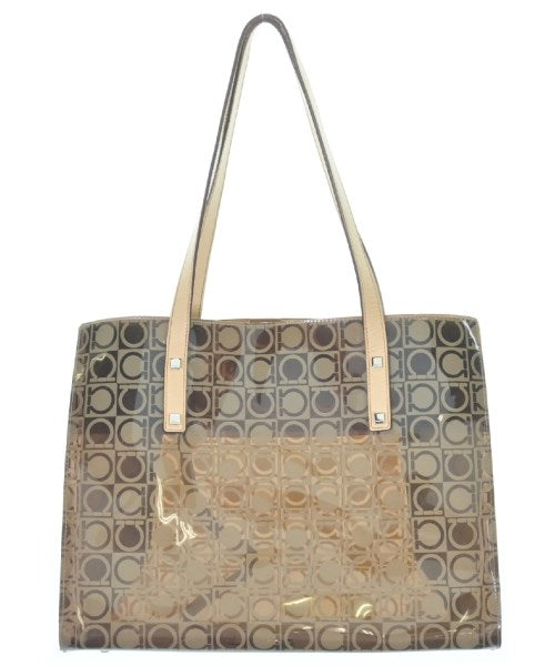 Salvatore Ferragamo Salvatore Ferragamo Women's Tote Bag - Beige x Brown