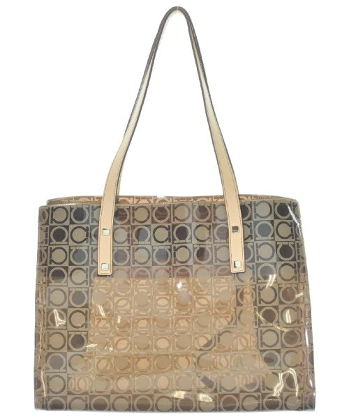 Salvatore Ferragamo Salvatore Ferragamo Women's Tote Bag - Beige x Brown