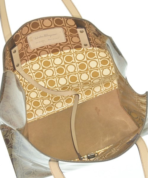 Salvatore Ferragamo Salvatore Ferragamo Women's Tote Bag - Beige x Brown